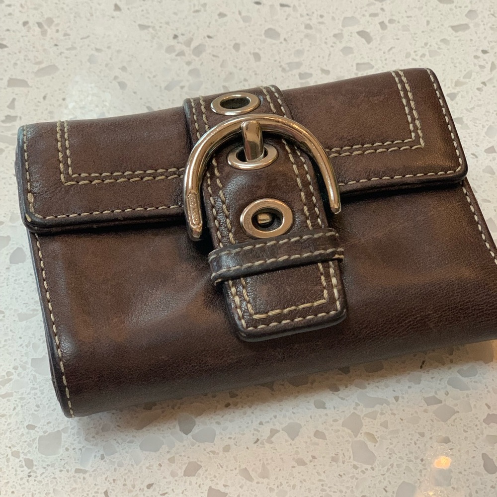 Leather Wallet. Coach